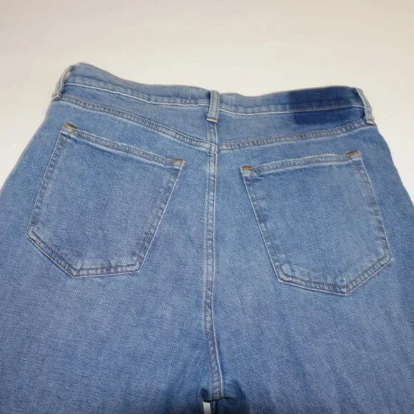 Abercrombie & Fitch Women's Ankle Straight Ultra High Rise Jeans Size 14 / 32 - Picture 6 of 6